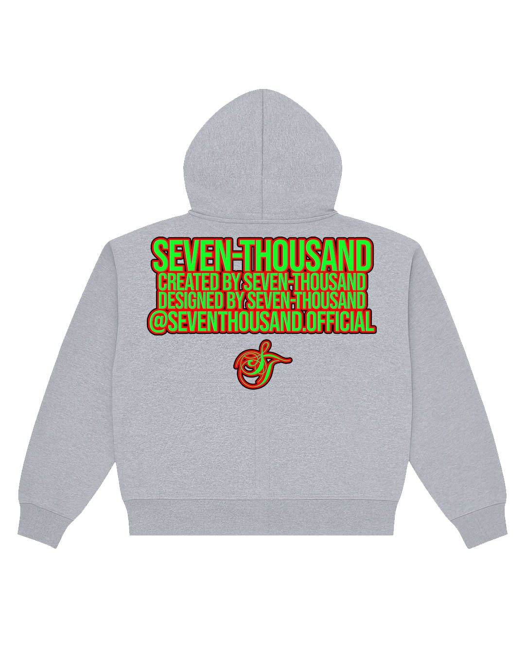 SlimeRed Logo Fleece Double-Zip Hoodie