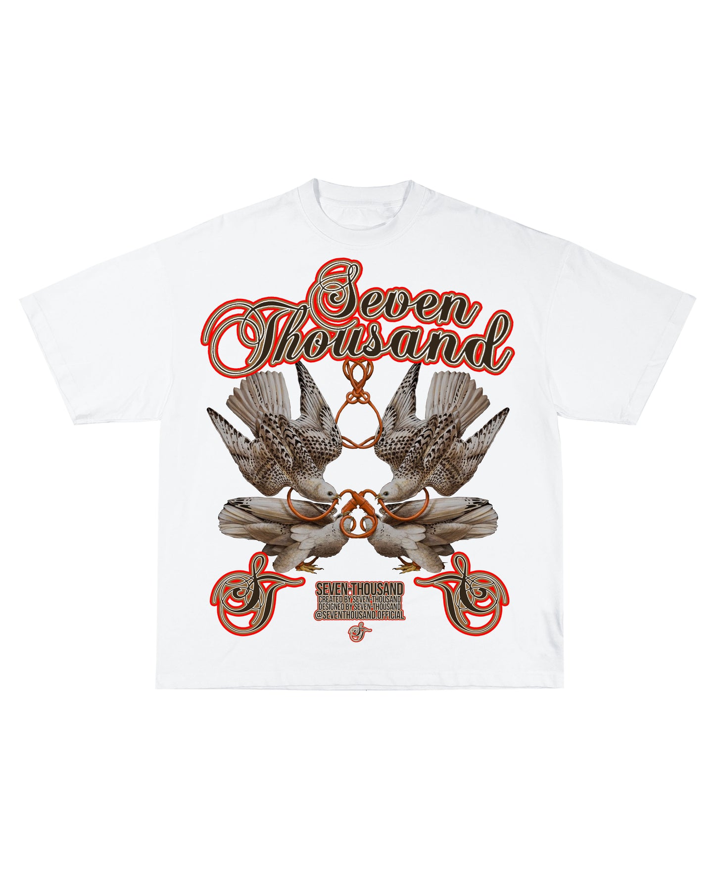 Birds Ona Wire Tee (DROP SHOULDER)